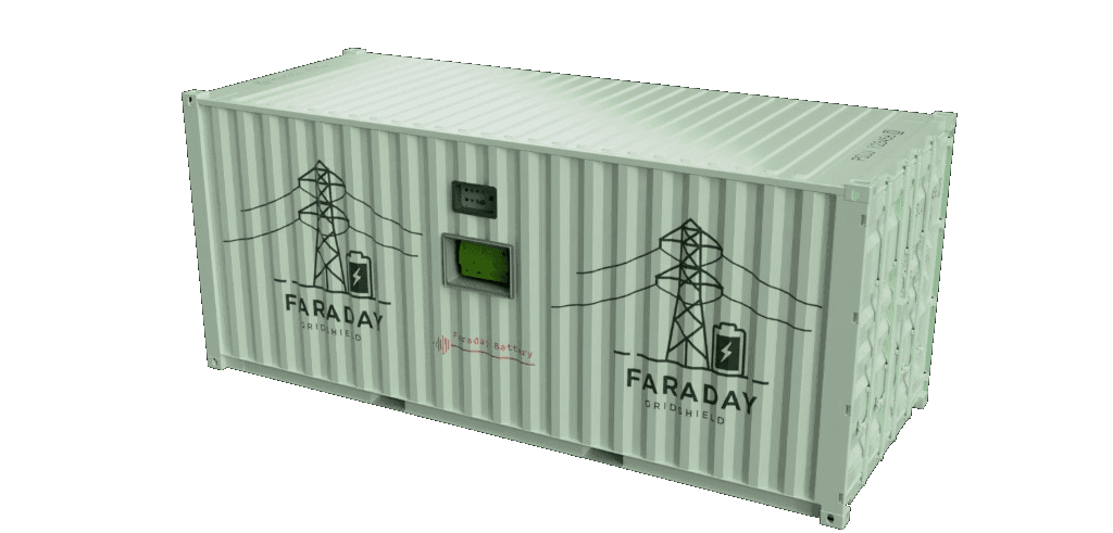 Faraday GridShield containerised battery storage system